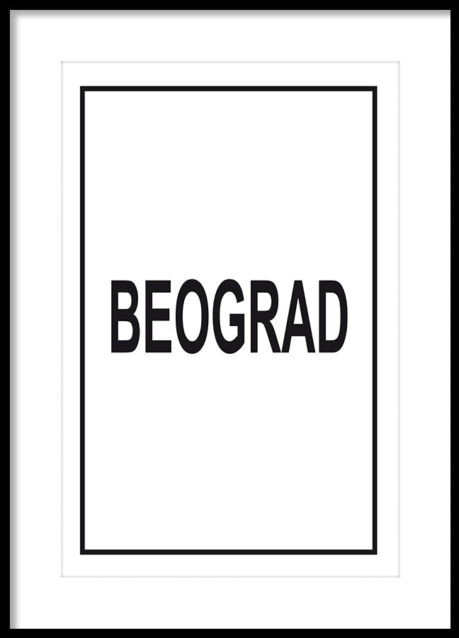 Poster - Beograd