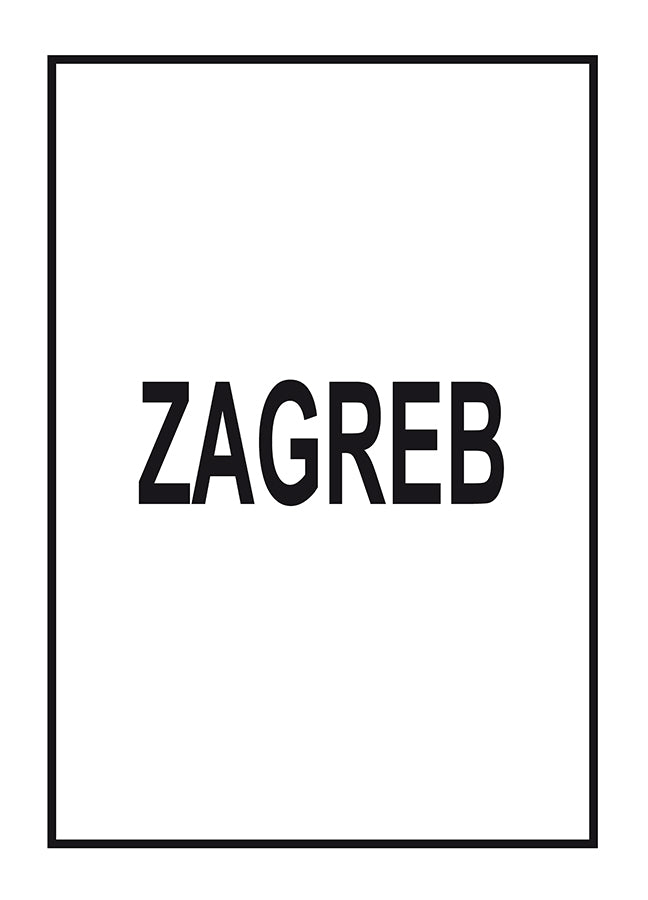 Poster - Zagreb