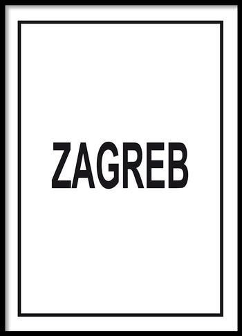 Poster - Zagreb
