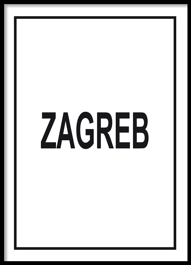 Poster - Zagreb