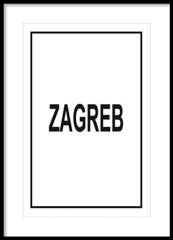 Poster - Zagreb