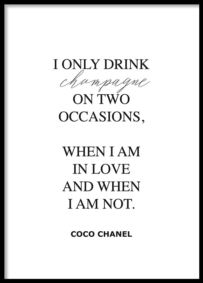 Poster - Champagne