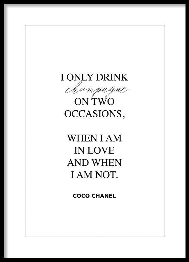 Poster - Champagne