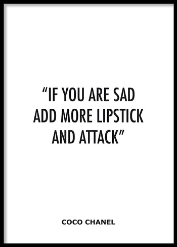 Poster - Lipstick