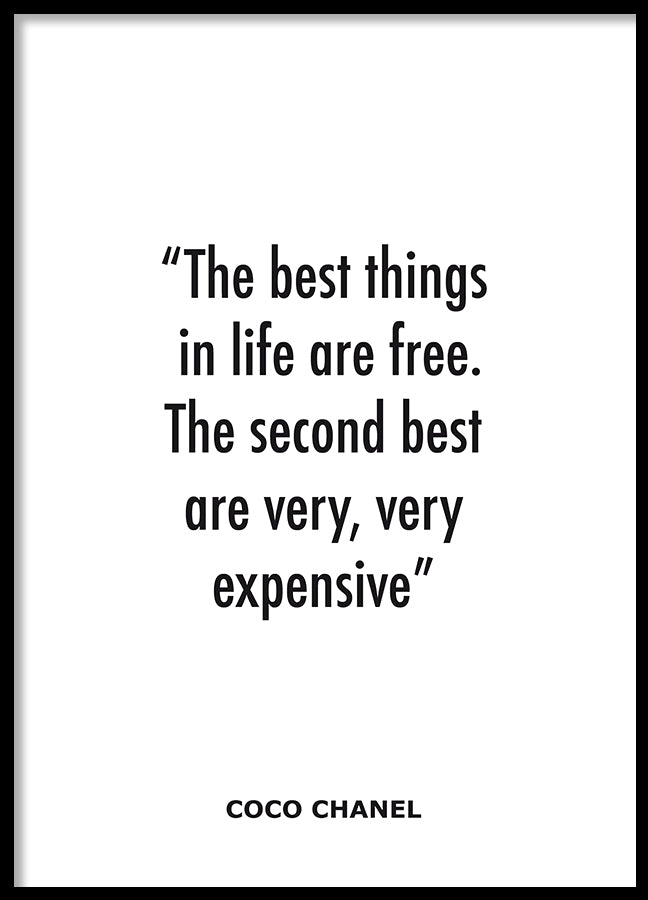 Poster - Best things