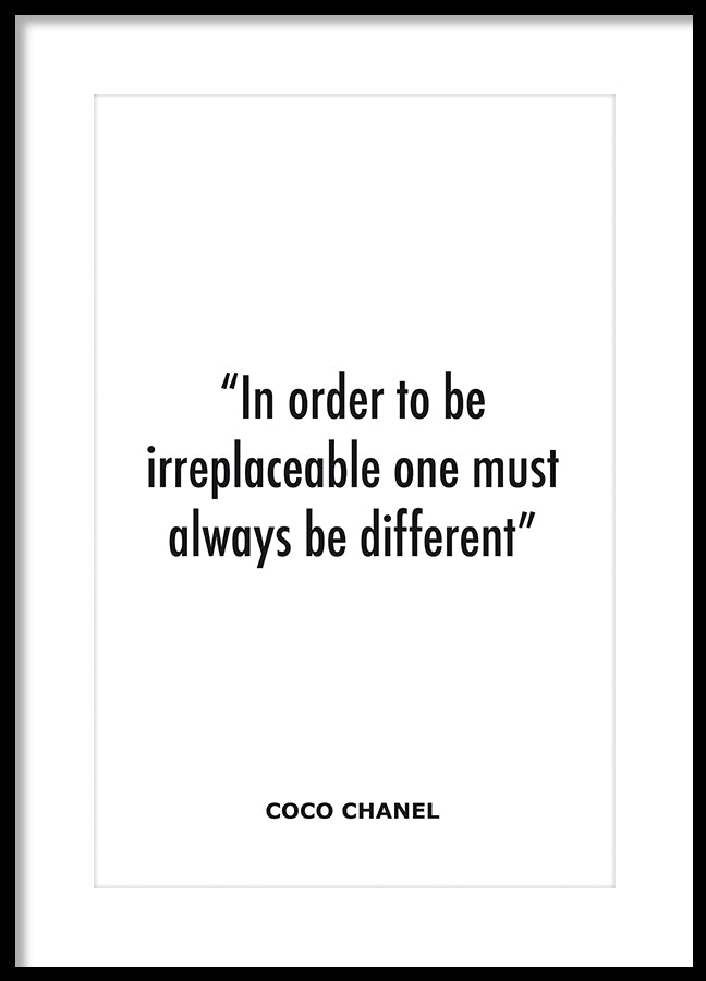 Poster - Be different