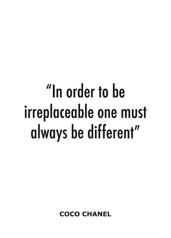 Poster - Be different