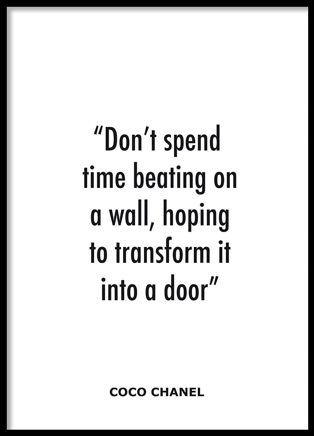 Poster - Don't spend time...