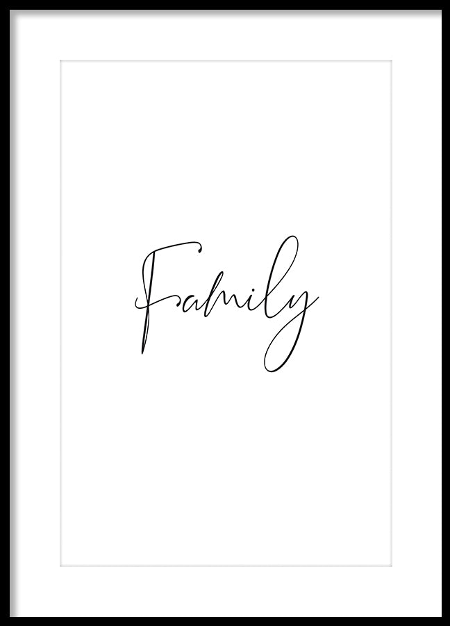 Poster - Family
