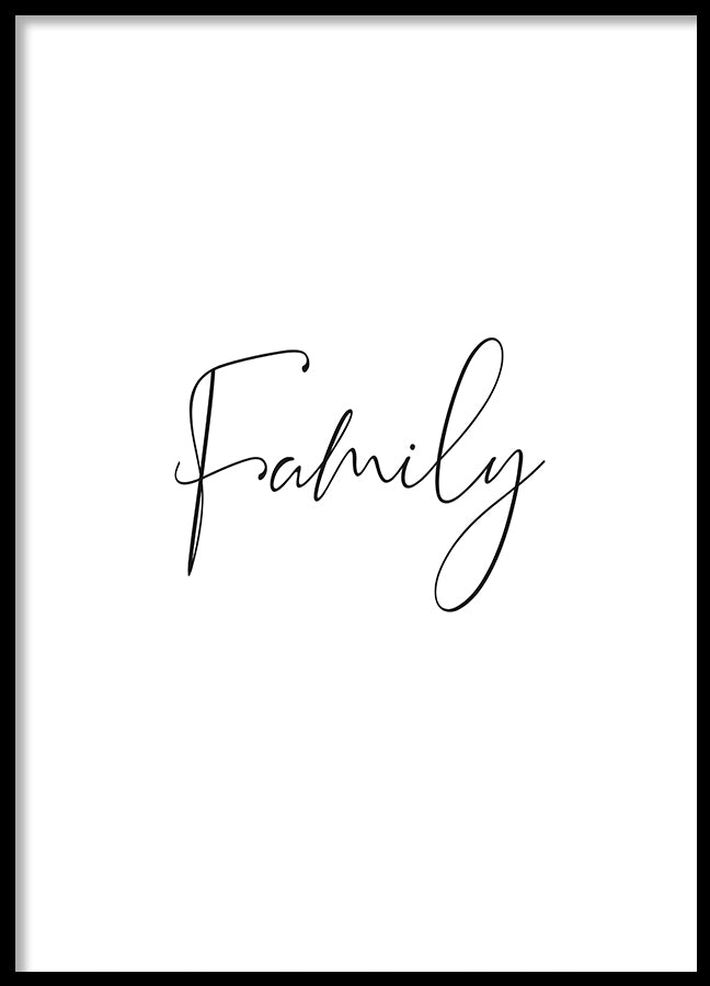 Poster - Family