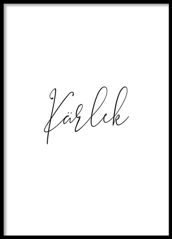 Poster - Kärlek