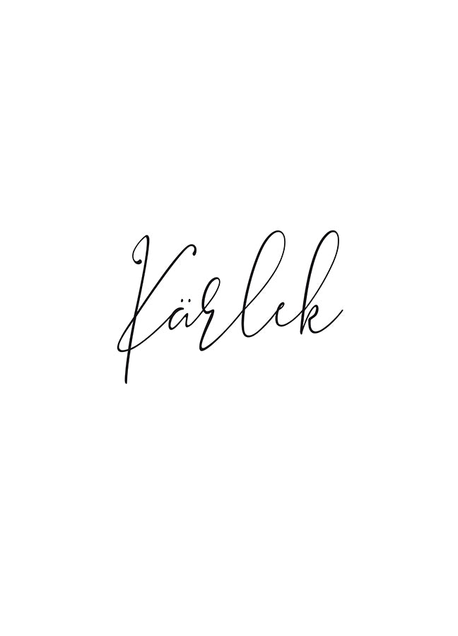 Poster - Kärlek