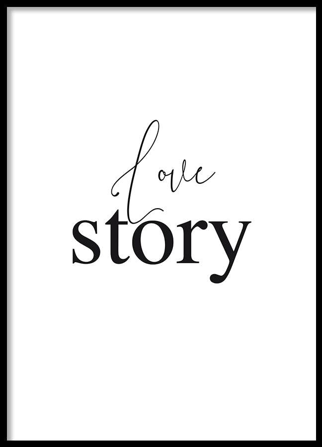 Poster - Love story