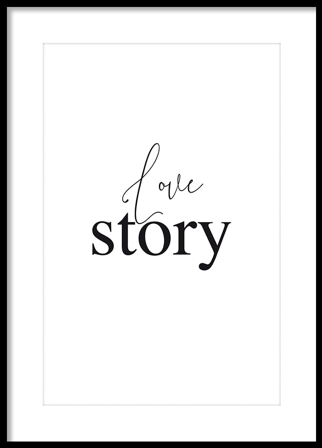 Poster - Love story