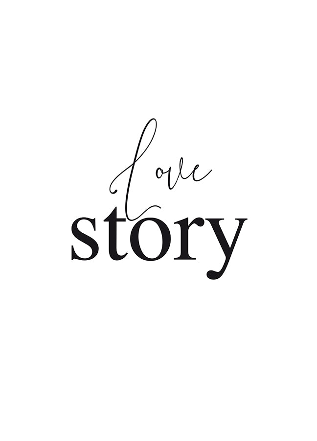 Poster - Love story