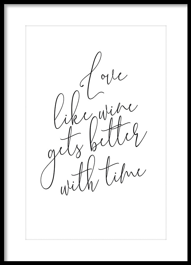 Poster - Love like wine...