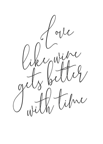 Poster - Love like wine...