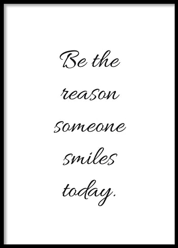 Poster - Be the reason...
