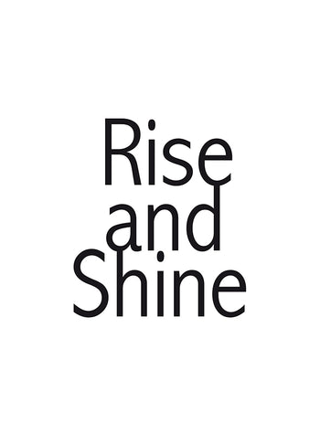 Poster - Rise and Shine