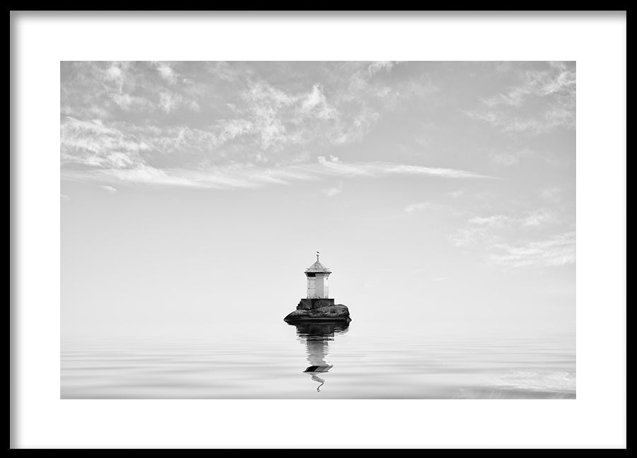 Poster - Lighthouse In Mist