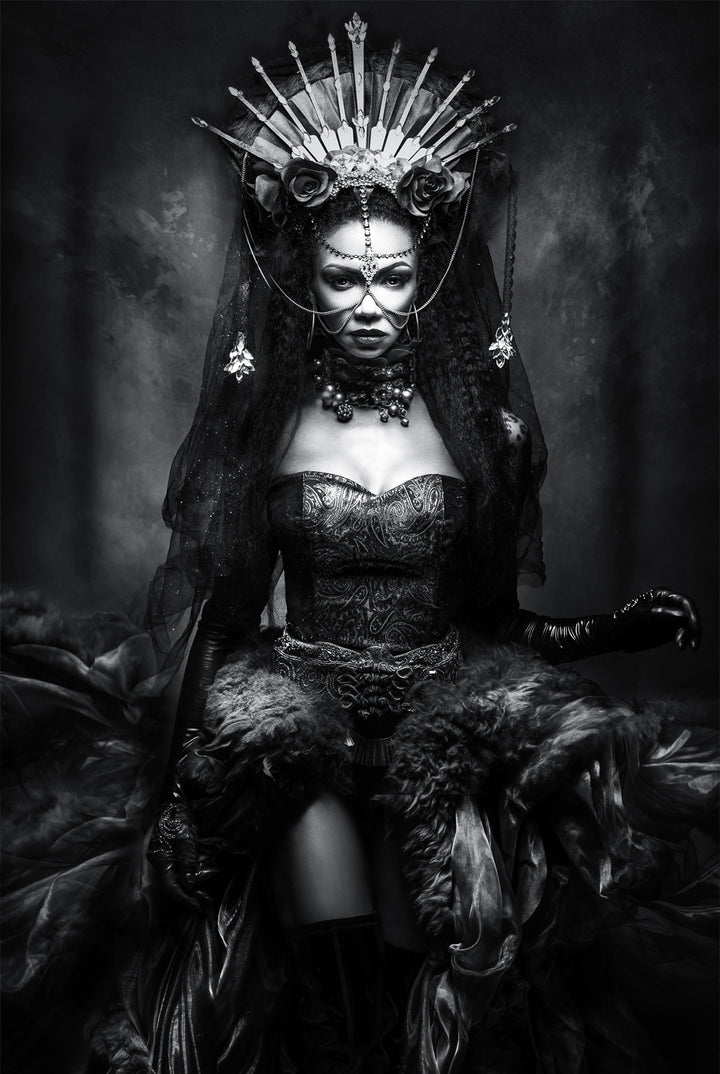 Canvastavla - Black Hestia