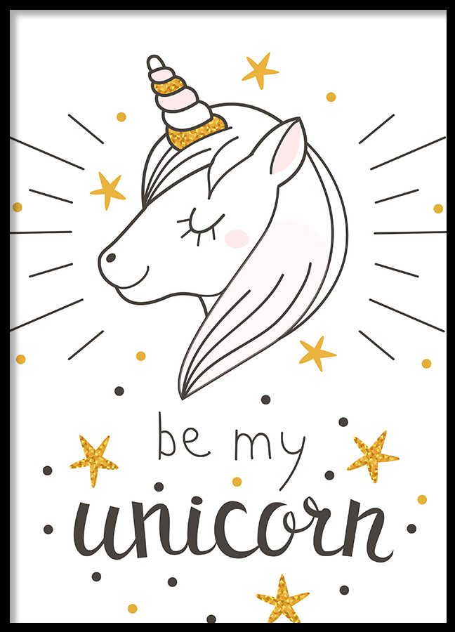 Poster - Be my Unicorn