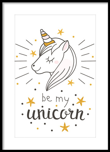 Poster - Be my Unicorn