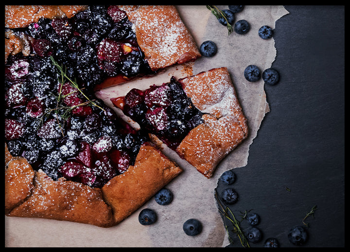 Poster - Blueberry pie