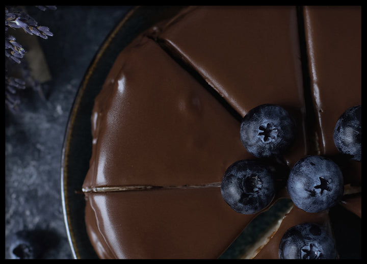 Poster - Blueberry cheesecake