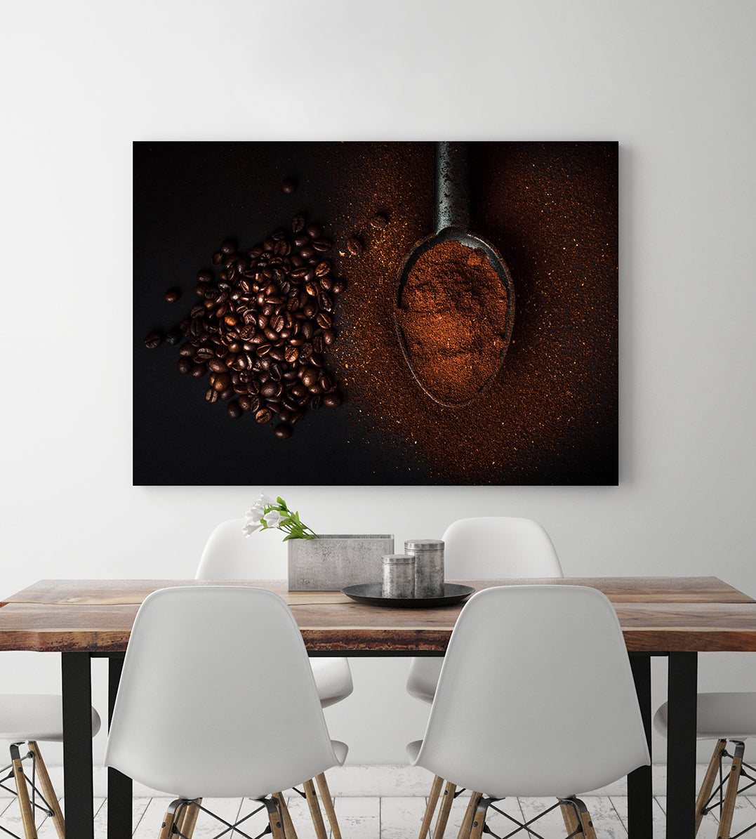 Canvastavla - Chicchi di caffè