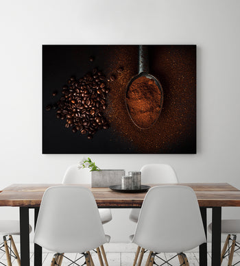 Canvastavla - Chicchi di caffè