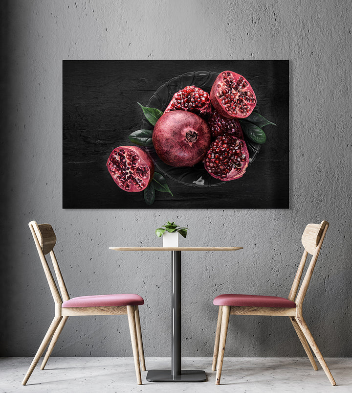 Canvastavla - Juicy Pomegranate