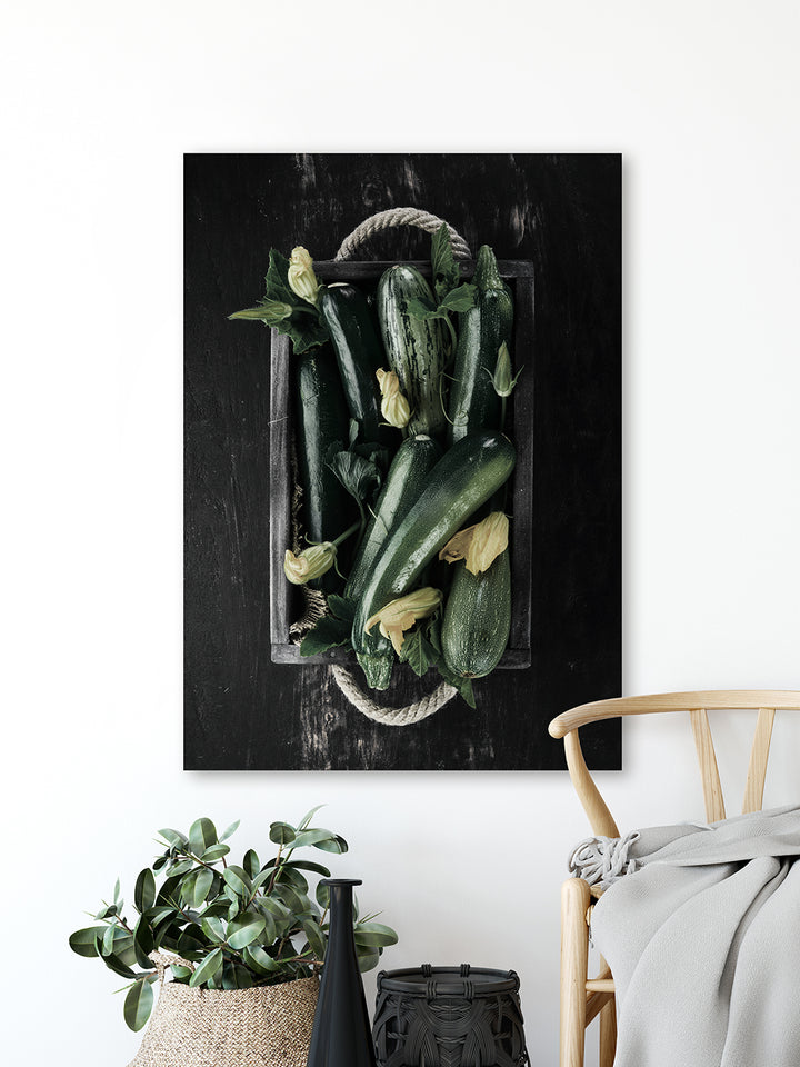 Canvastavla - Zucchini