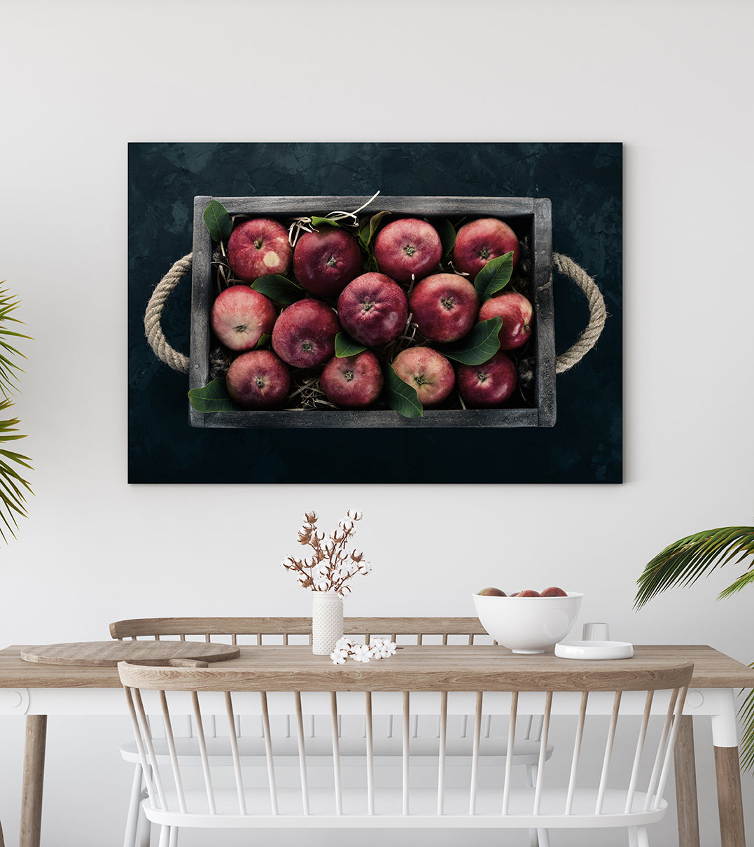 Canvastavla - Fresh Red Apples