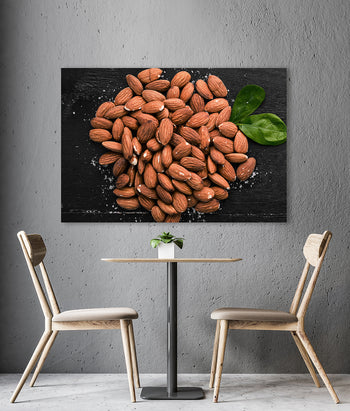 Canvastavla - Almond nuts