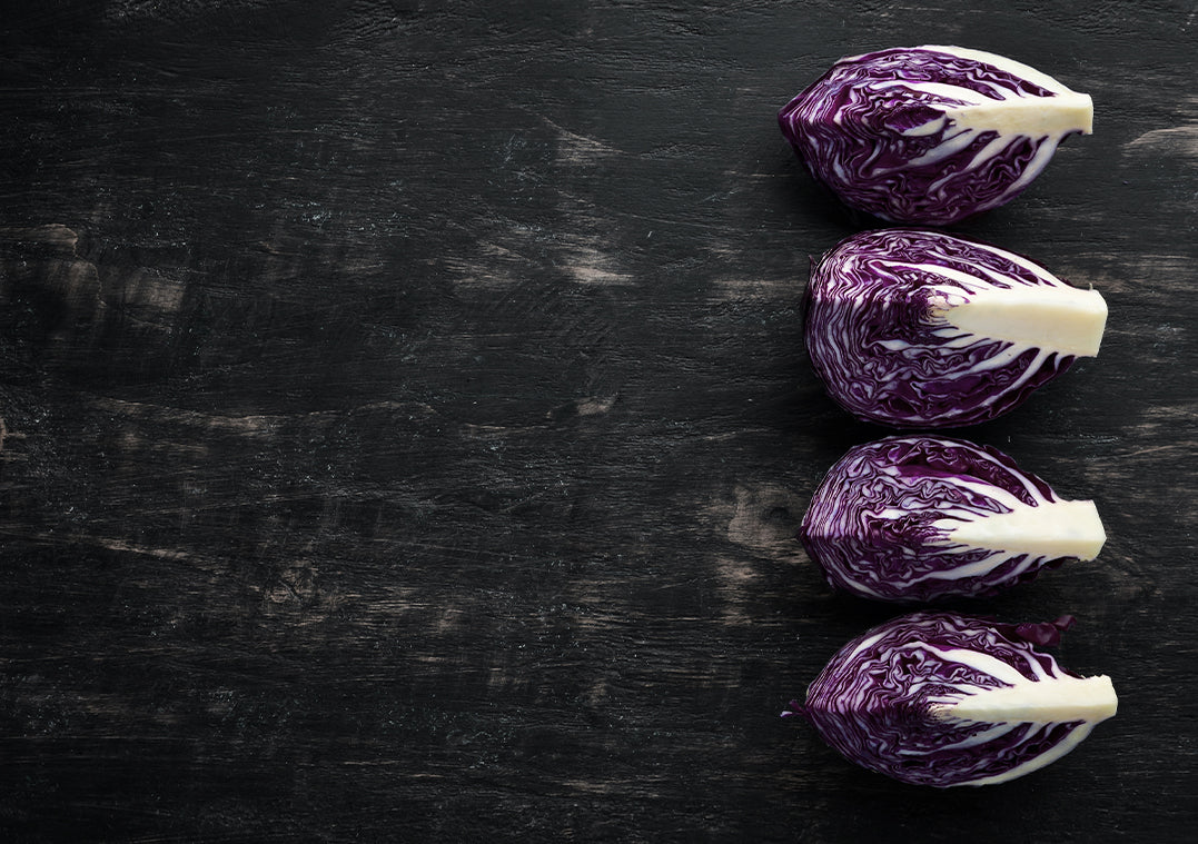 Canvastavla - Purple cabbage