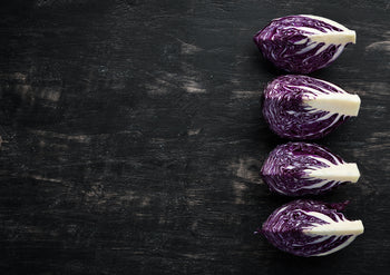 Canvastavla - Purple cabbage