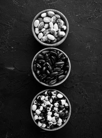 Canvastavla - Raw beans