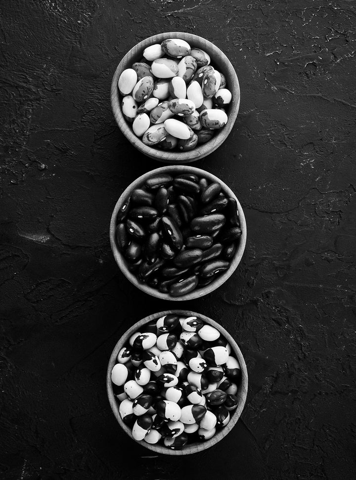Canvastavla - Raw beans