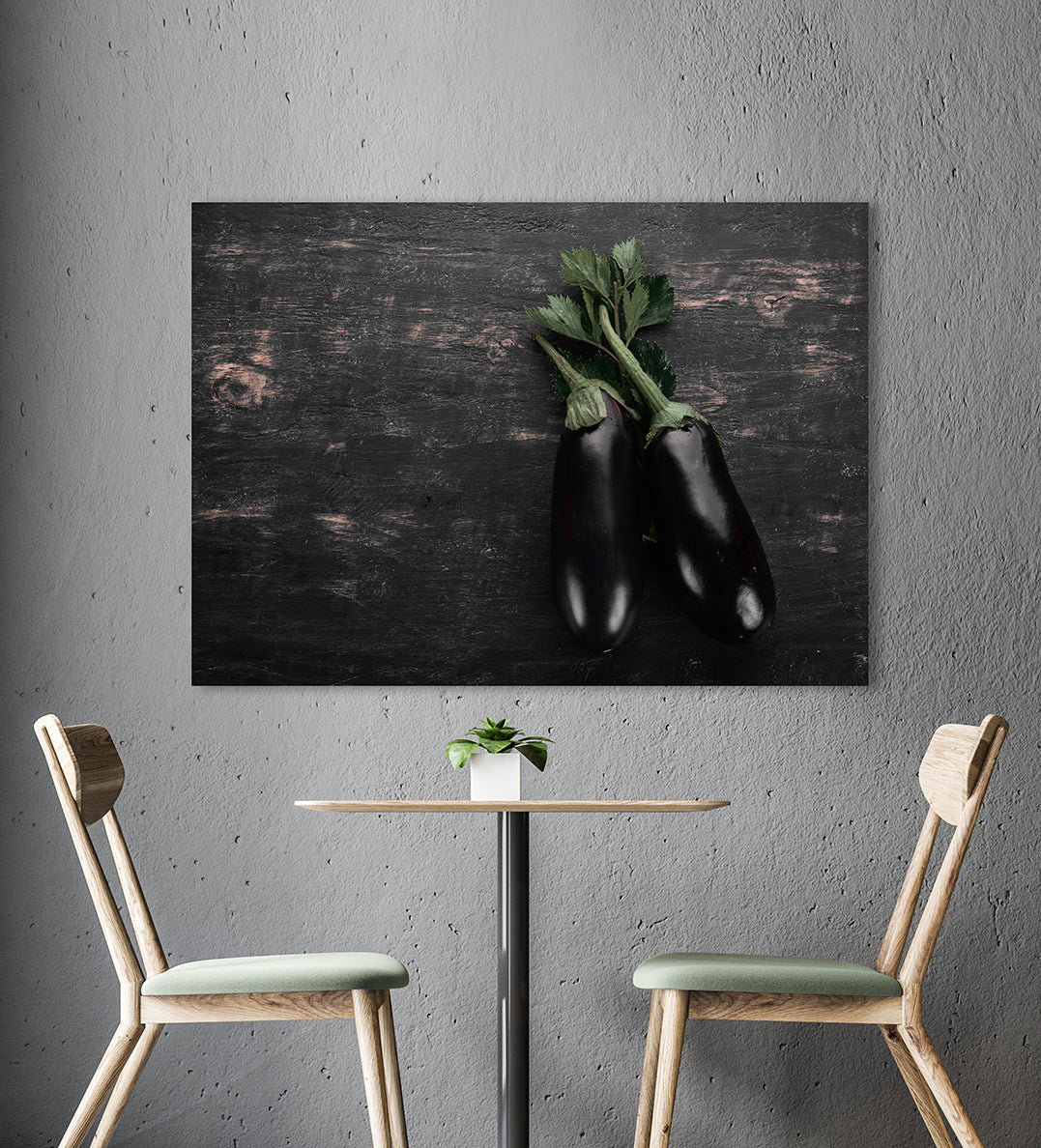 Canvastavla - Eggplant