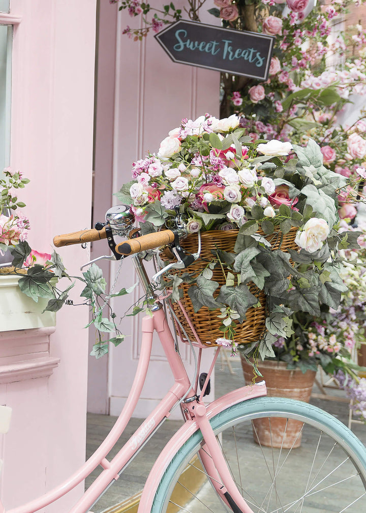 Canvastavla - Flower bicycle