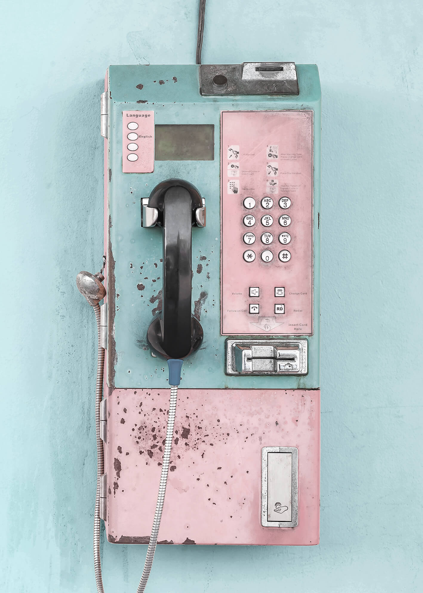 Canvastavla - Retro pay phone