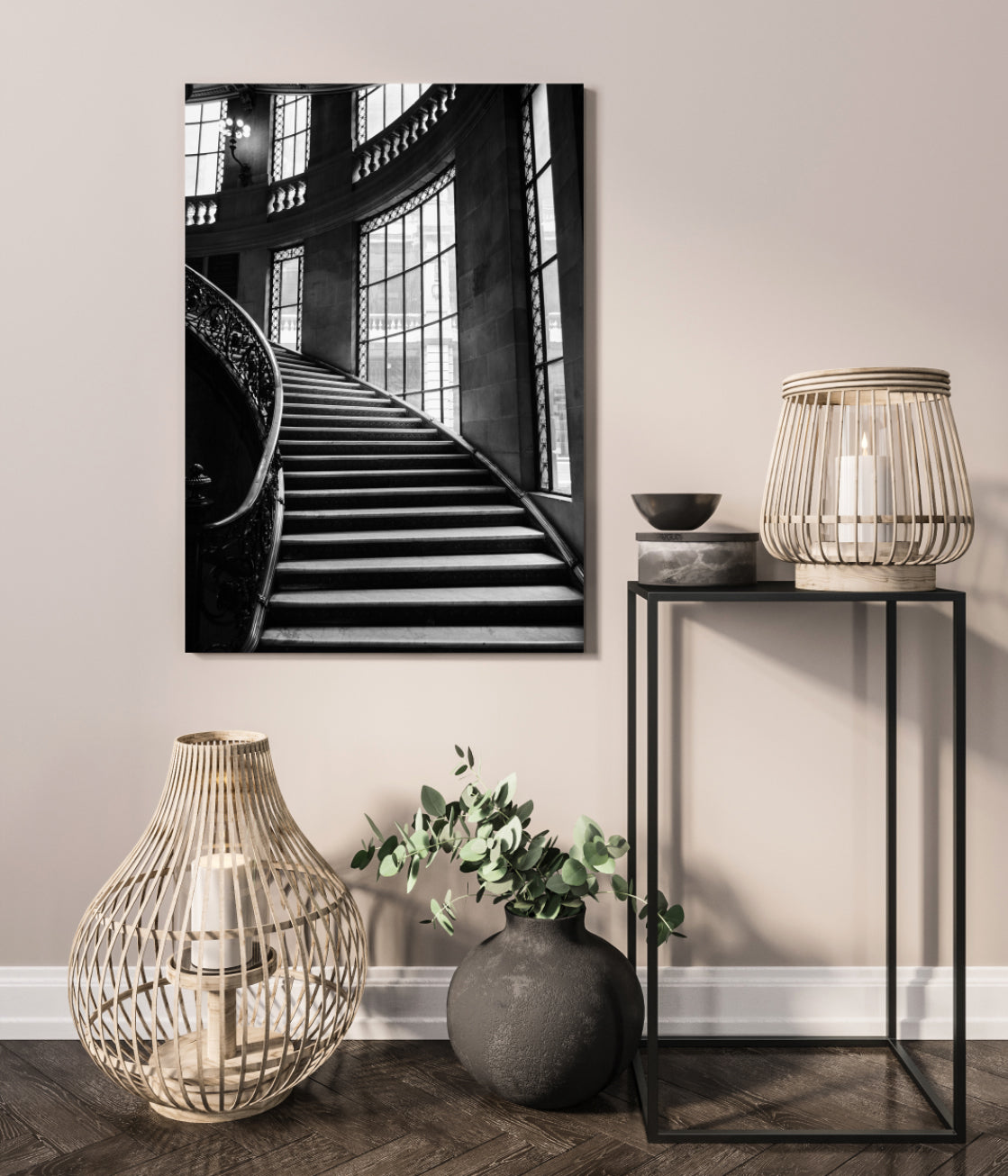 Canvastavla - Ancient Hallway