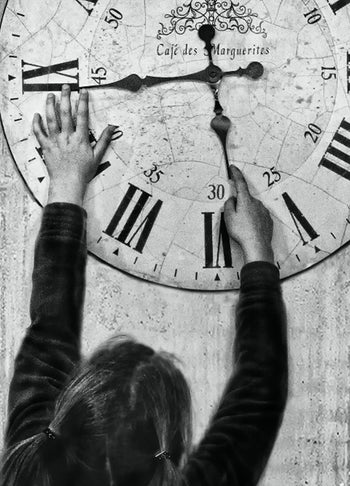 Canvastavla - Lost Time is Never Find Again