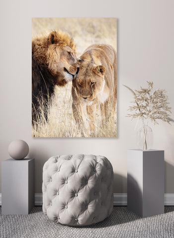 Canvastavla - A King Only Bows Down to His Queen