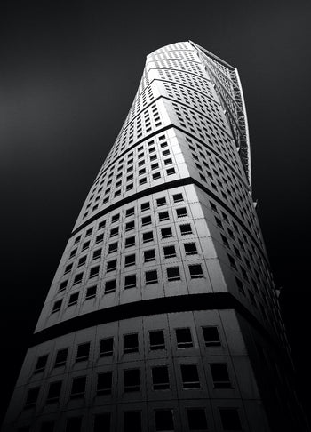 Canvastavla - Turning Torso