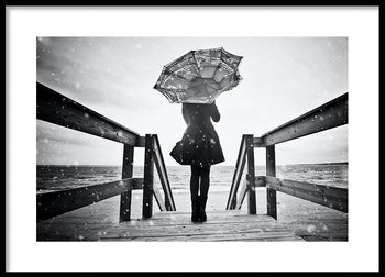 Poster - Beach Rain