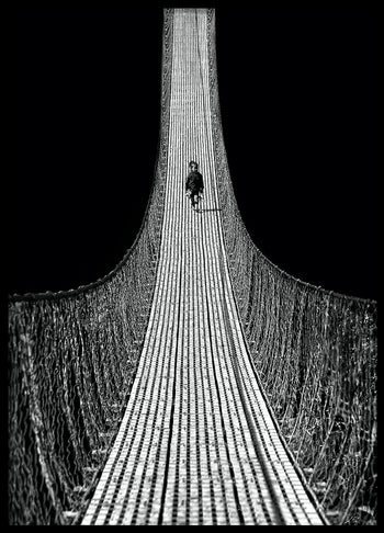 Poster - Walking Down The Bridge