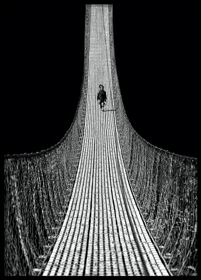 Poster - Walking Down The Bridge