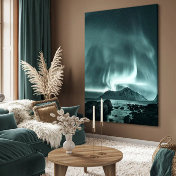 Ljuddämpande tavla - Northern Lights